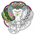 Zenbroidery Elephant Embroidery Kit