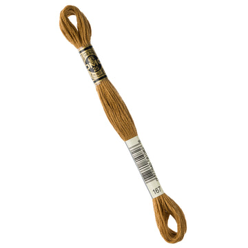 DMC Embroidery Floss - 167 Very Dark Yellow Beige Primary Image