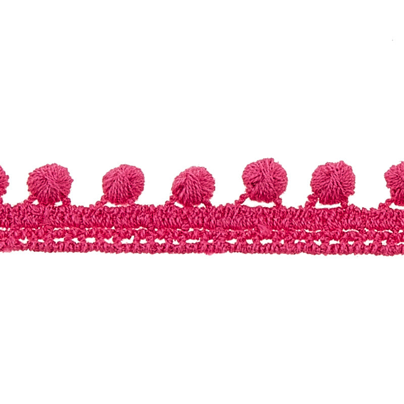 PomPom Fringe - Bright Pink 1/2" Primary Image