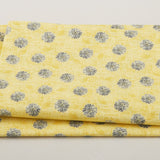 Mellow Yellow - Gray Flower Heads Yellow 2 Yard Cut Primary Image