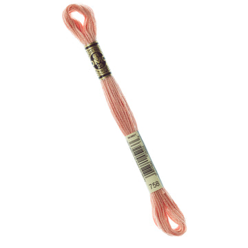 DMC Embroidery Floss - 758 Very Light Terra Cotta Primary Image