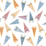 All Star - Pennant Party White Yardage Primary Image