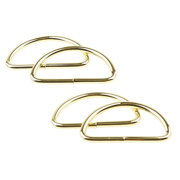 Sallie Tomato 1-1/2" D-Rings - Set of Four Gold Primary Image