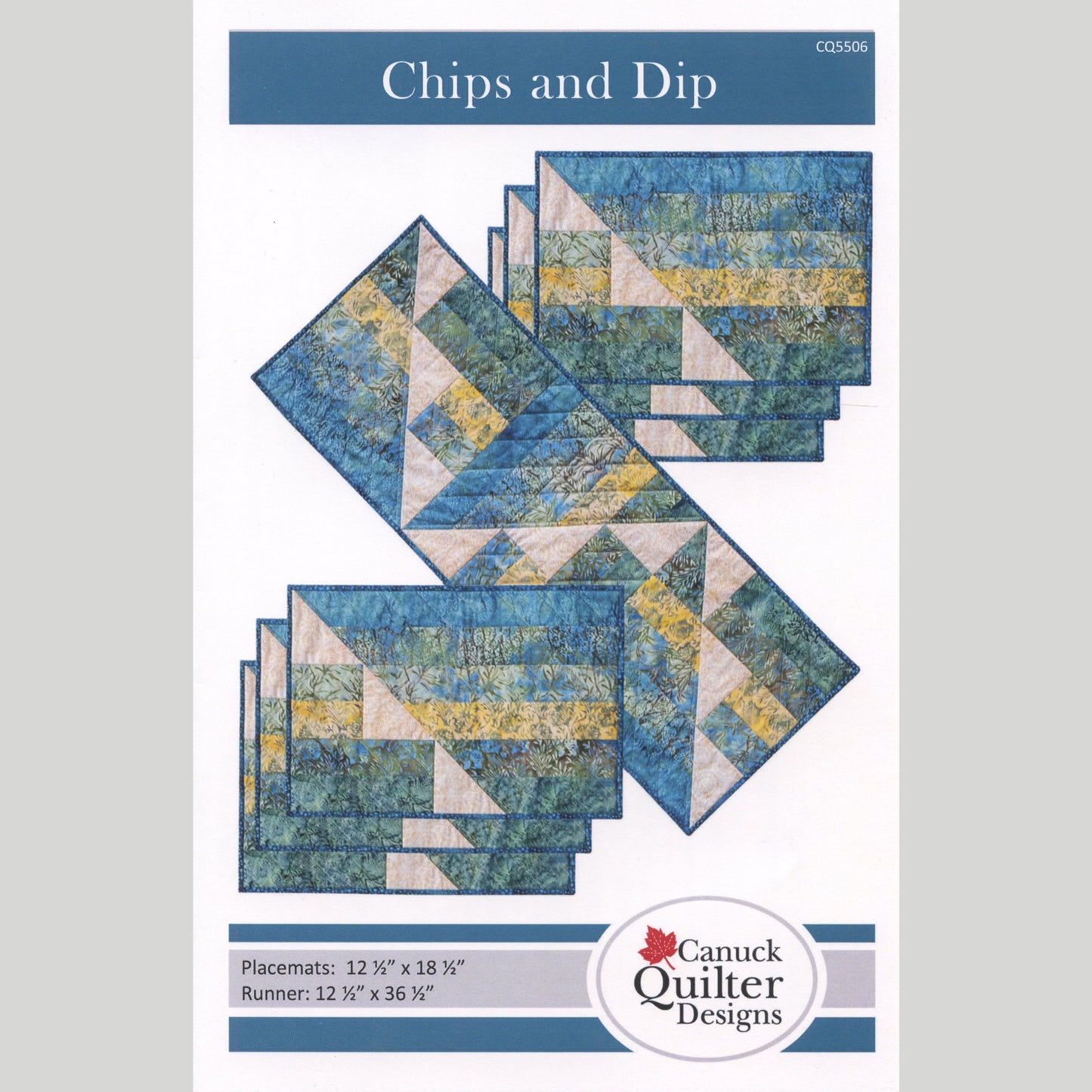 Chips and Dip Table Runner and Place Mat Pattern Primary Image