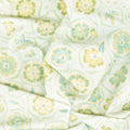 Imperial Collection - Honoka Teal Colorstory Flowers Sprout Metallic Yardage