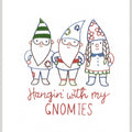 Stitcher's Revolution Gnome Sweet Gnome Iron-On Embroidery Pattern