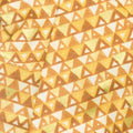 Gustav Klimt - Triangles Gold Metallic Yardage