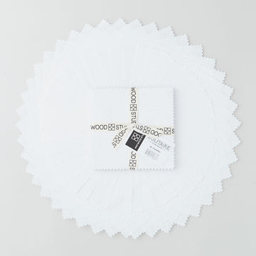Solitaire Whites - Ultra White - Charm Pack Primary Image