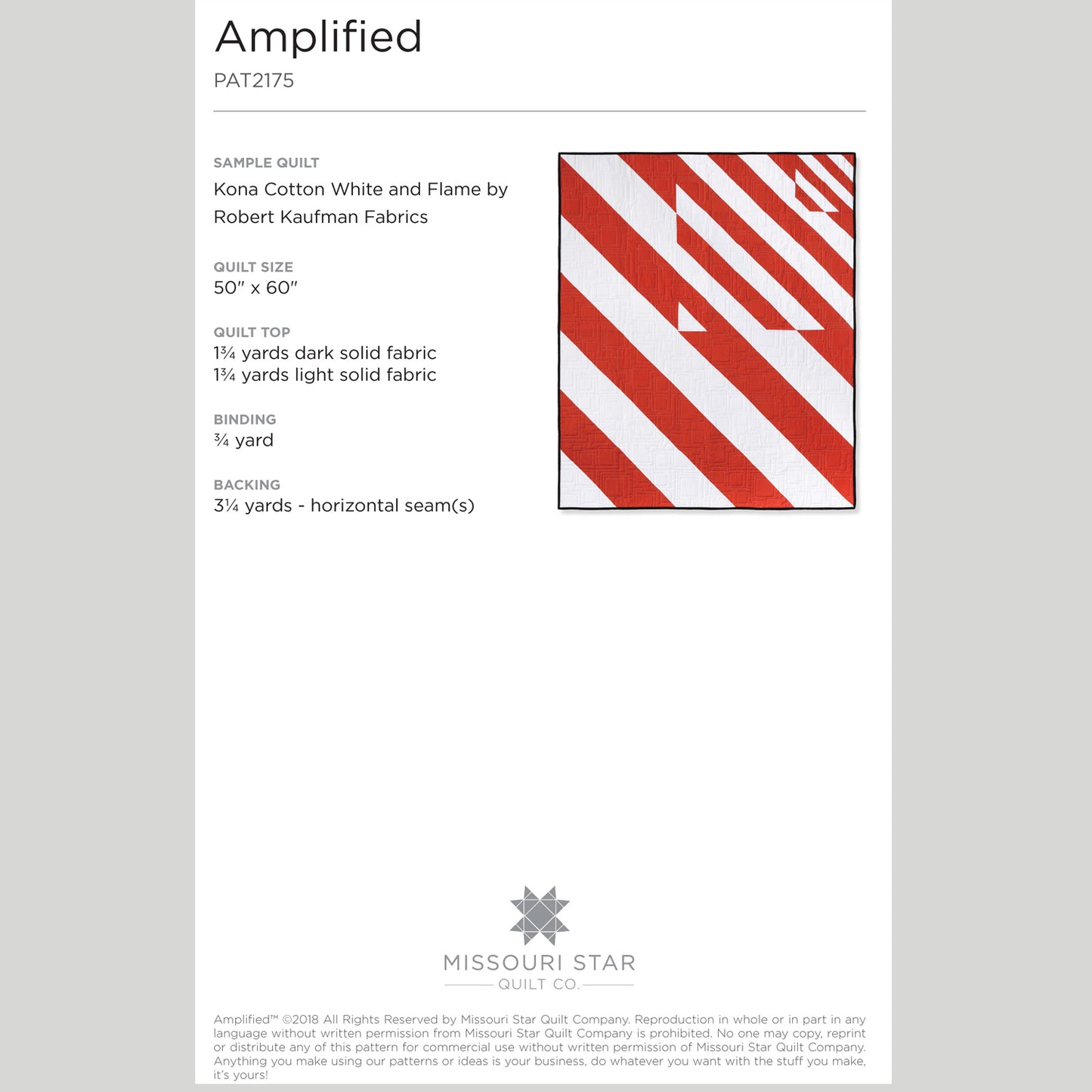 Digital Download - Amplified Quilt Pattern by Missouri Star Alternative View #1