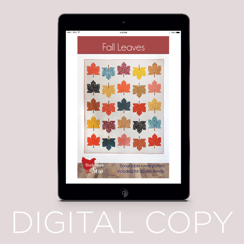 Digital Download - Fall Leaves Quilt Pattern Primary Image