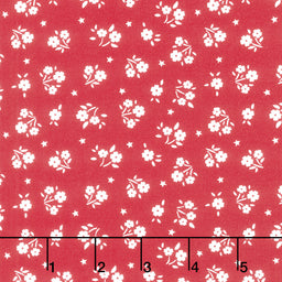 American Beauty - Ditsy Red Yardage Primary Image