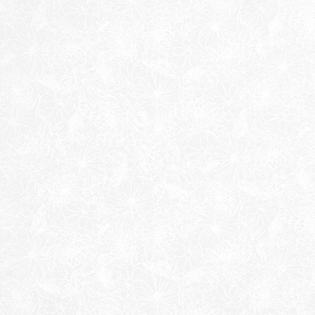 Solitaire Whites - Ultra White - Blossom Ultra White Yardage Primary Image