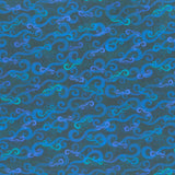 Oceanica - Waves Navy Yardage Primary Image