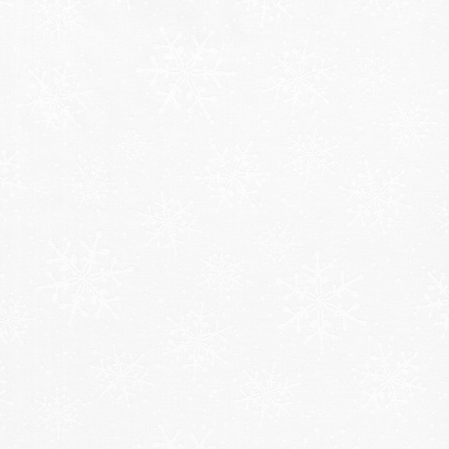 Solitaire Whites - Ultra White Snowflakes Ultra White Yardage Primary Image