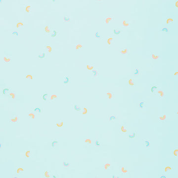 Cozy Cotton Flannels - Rainbows Mint Yardage Primary Image