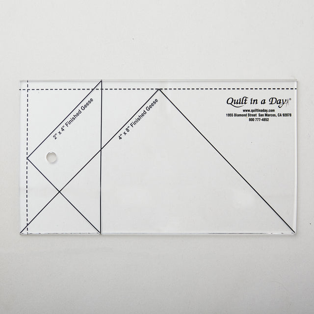 Large Flying Geese Ruler (4" X 8") Primary Image