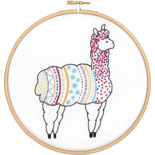 Alpaca Embroidery Kit Primary Image