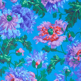 Kaffe Fassett Collective - February 2024 - Bright ColorwayGarden Party - Blue Yardage Primary Image