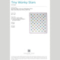 Digital Download - Tiny Wonky Stars Quilt Pattern by Missouri Star