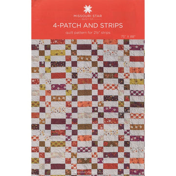 4-Patch and Strips Quilt Pattern by Missouri Star