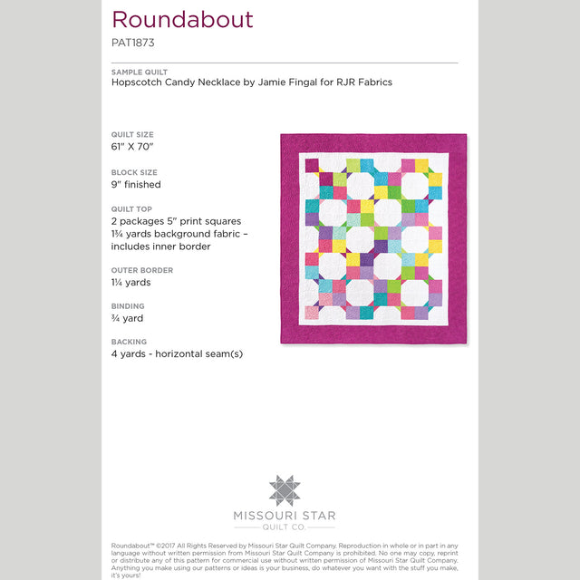 Digital Download - Roundabout Quilt Pattern by Missouri Star Primary Image