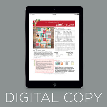 Digital Download - Pirate Posse Quilt Pattern Primary Image