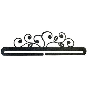 Spirit Vine Split Bottom Quilt Hanger - 14" Charcoal Primary Image
