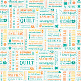 Quilt Town - Jenny's Quilt Sayings Multi Yardage Primary Image