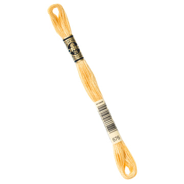DMC Embroidery Floss - 676 Light Old Gold Primary Image