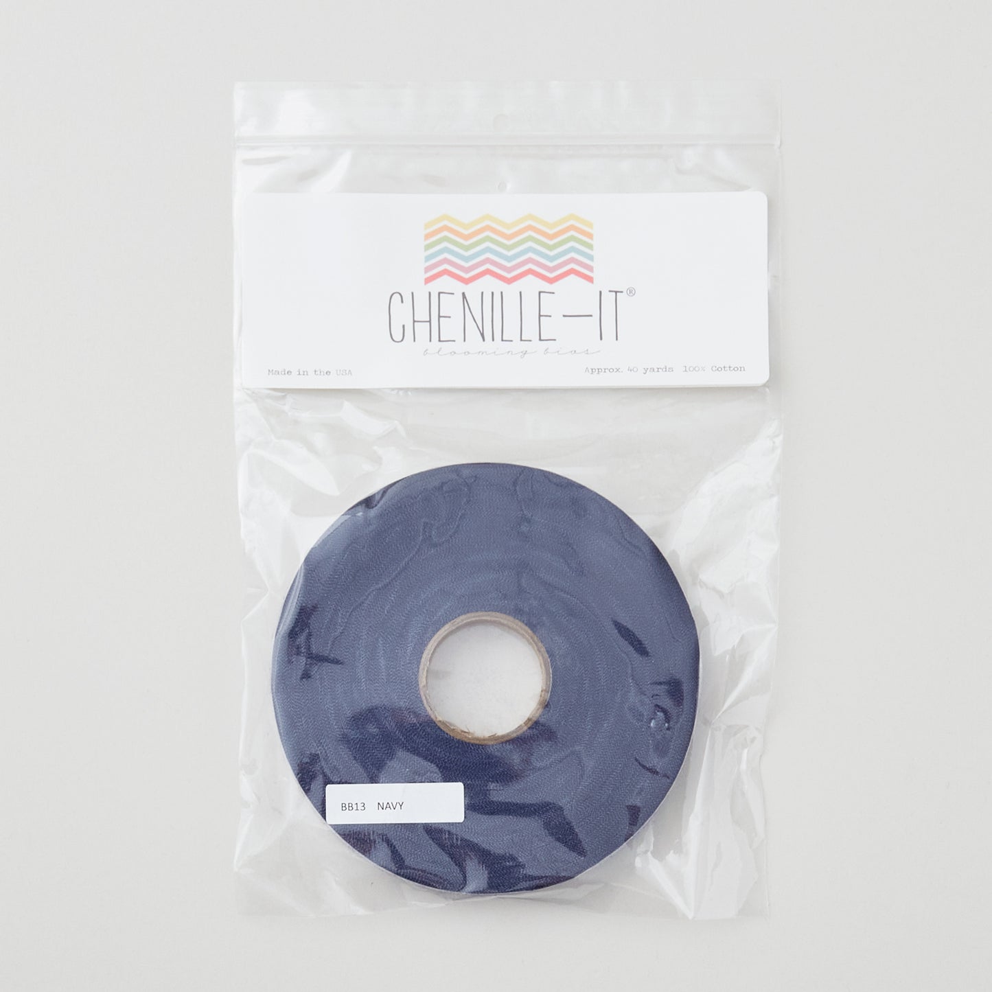 Chenille-It Blooming Bias Sew & Wash Trim - 5/8" Navy Alternative View #1