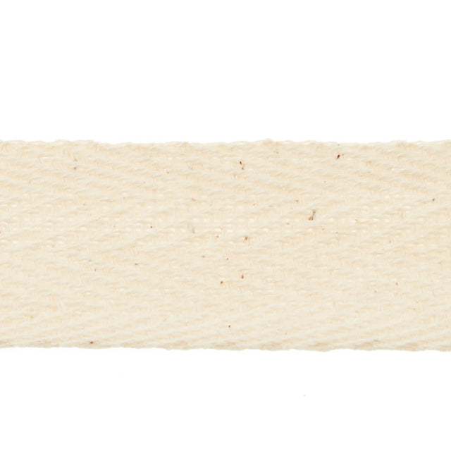 3/4" Cotton Twill Tape - Ivory Primary Image