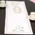 Gnomes Embroidery Table Runner