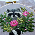 Raccoon Embroidery Kit