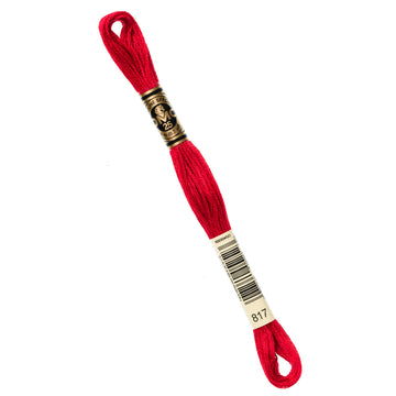 DMC Embroidery Floss - 817 Very Dark Coral Red Primary Image