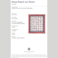 Digital Download - Nine Patch on Point Quilt Pattern by Missouri Star