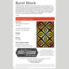 Digital Download - Burst Block Pattern from Man Sewing