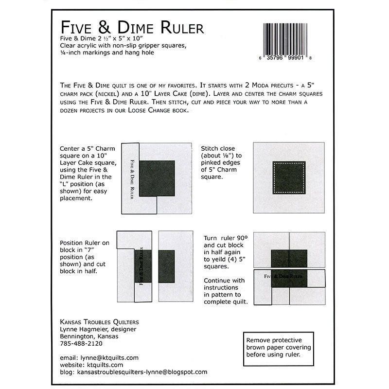 Five & Dime Ruler Alternative View #1