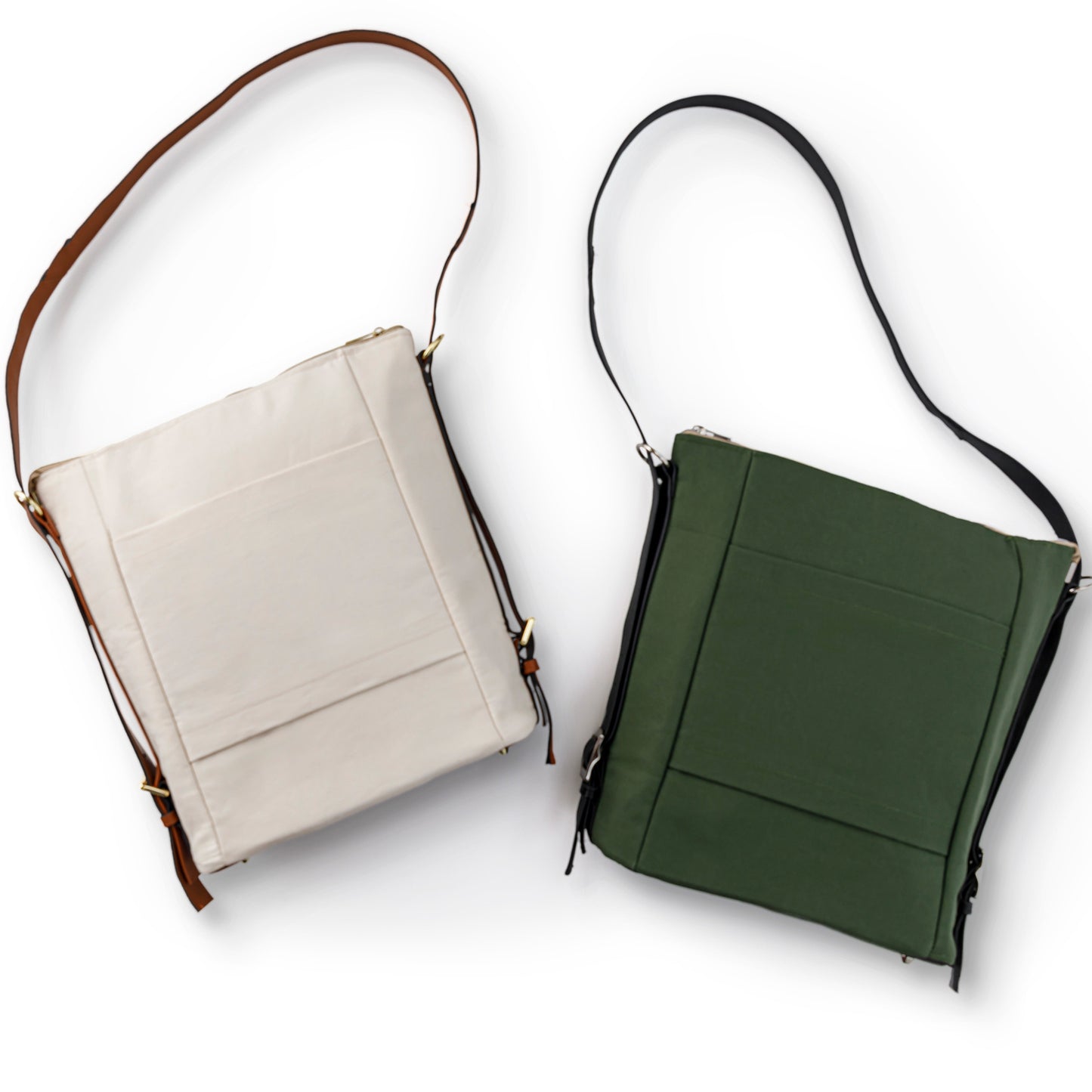 Misty Backpack Shoulder Bag Kit - Black Pebble Faux Leather Alternative View #1