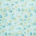 Imperial Collection - Honoka Teal Colorstory Cherry Blossoms Aqua Metallic Yardage