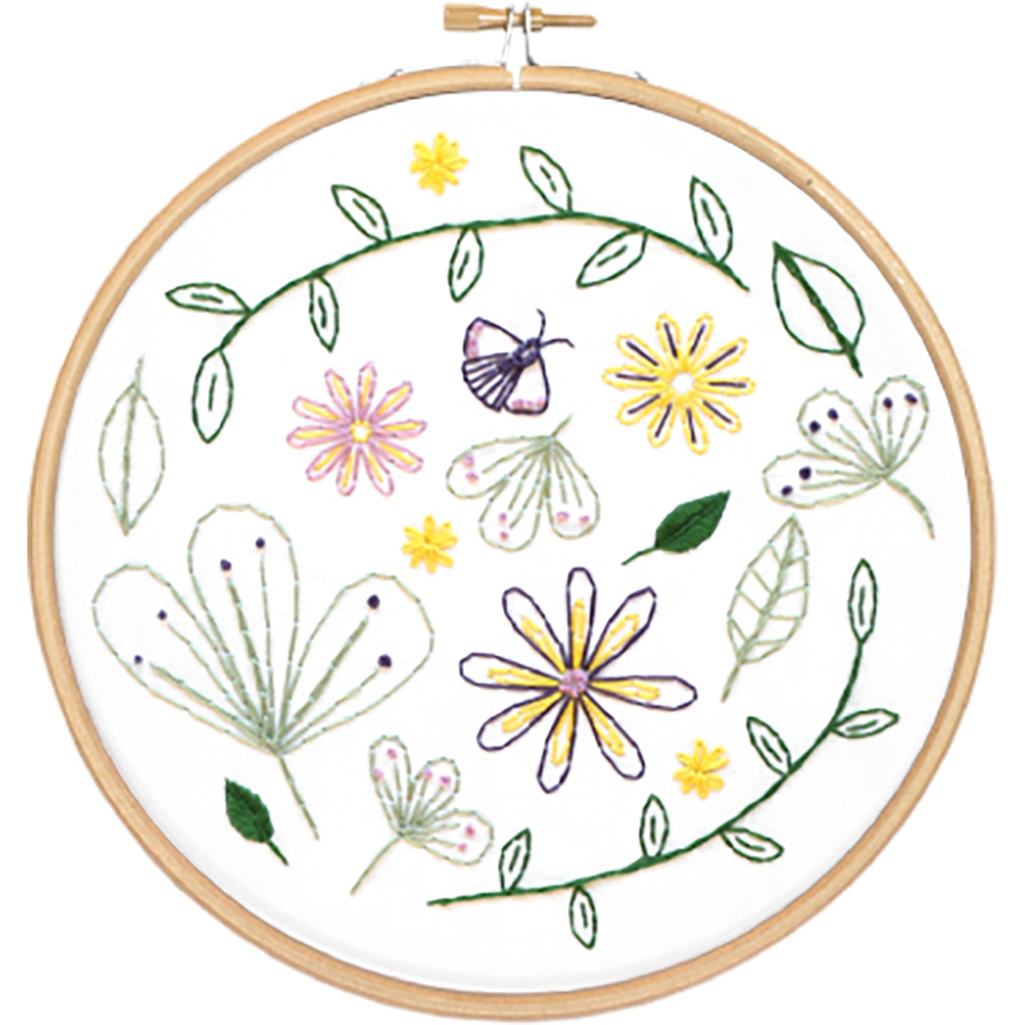 Wildflower Meadow Embroidery Kit Alternative View #1