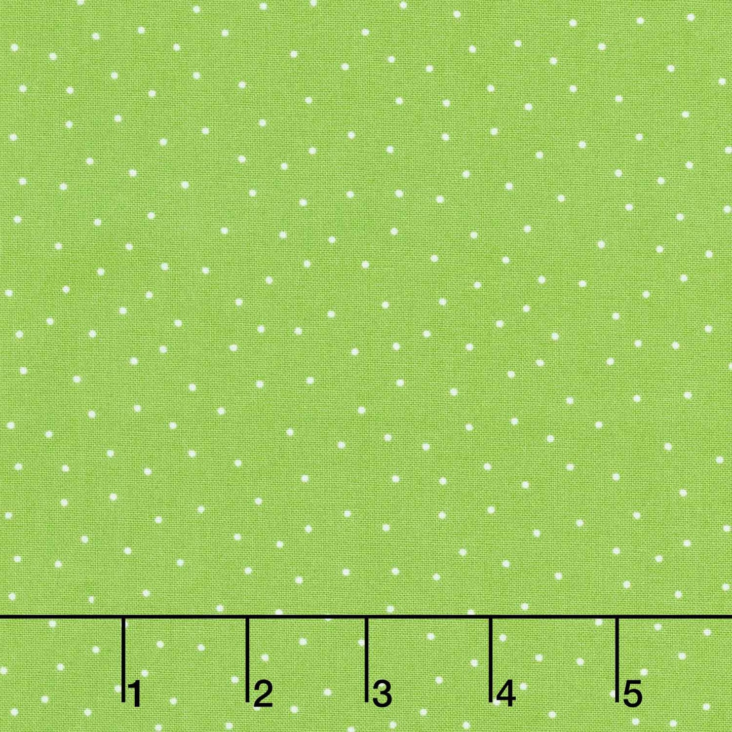 Kimberbell Basics - Tiny Dots Green/White Yardage Primary Image