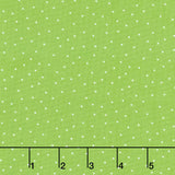 Kimberbell Basics - Tiny Dots Green/White Yardage Primary Image