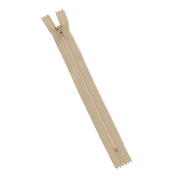 Ecru 7" Polyester Zipper Primary Image