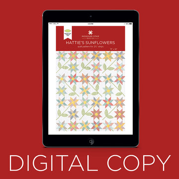 Digital Download - Hattie's Sunflowers Quilt Pattern by Missouri Star Primary Image