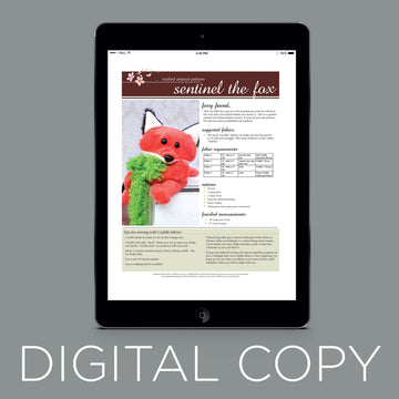 Digital Download - Sentinel the Fox Stuffed Animal Pattern Primary Image