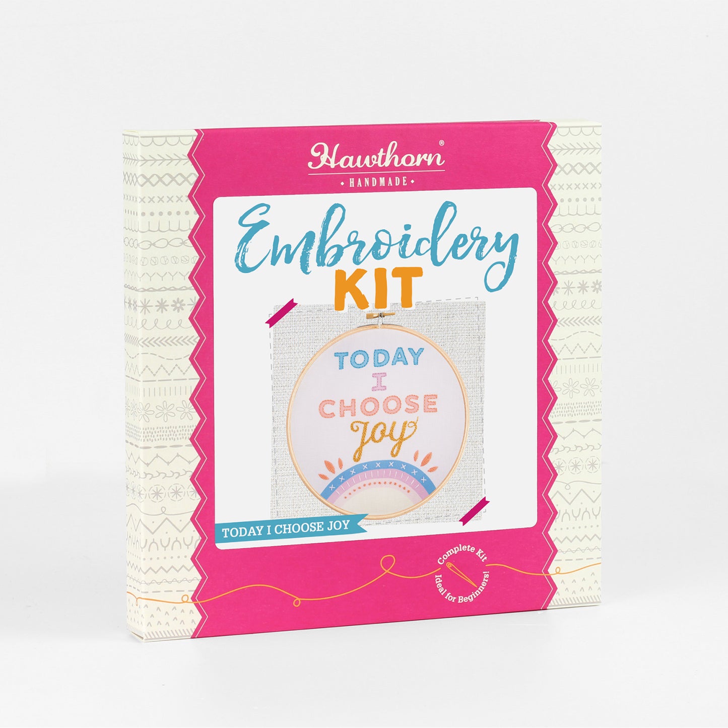 Today I Choose Joy Embroidery Kit Alternative View #2