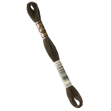 DMC Embroidery Floss - 3021 Very Dark Brown Gray Primary Image