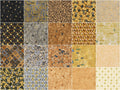 Gustav Klimt Neutral Colorstory Metallic Fat Quarter Bundle