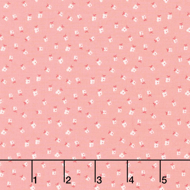 Bee Dots - Lillian Coral Yardage Primary Image