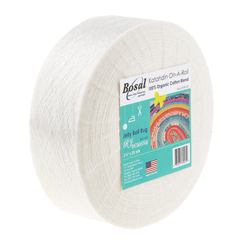 Bosal Katahdin 100% Organic Cotton Precut 2 1/2" x 25 Yard Batting Primary Image